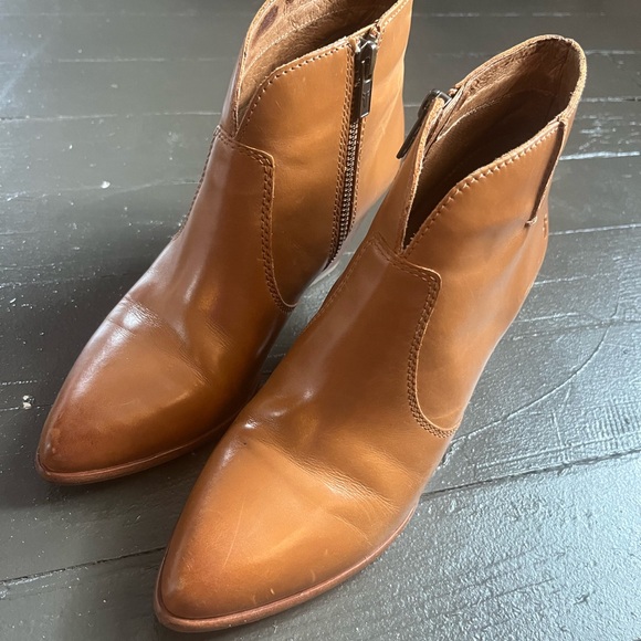 Frye JenniferBrown Leather Ankle Booties - Picture 7 of 11